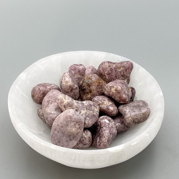 Lepidolite Tumbled Stone, Pocket Stone (1 Stone Per Order) - Picture 3 of 9